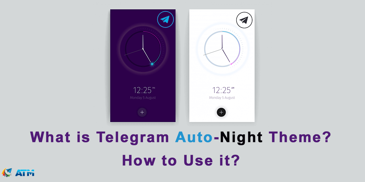 What is Telegram auto-night theme?